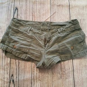 Army Green Short Shorts